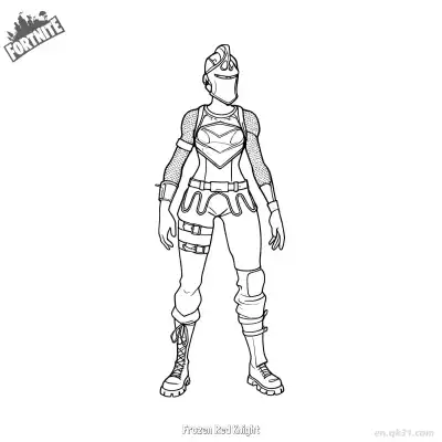 Free printable Frozen Red Knight 02 Coloring Page - Free PDF Printable Fortnite Coloring Sheets coloring page